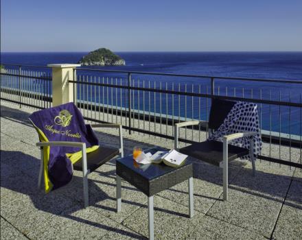 Terrace deluxe rooms BW Acqua Novella. Book your accommodation in Spotorno